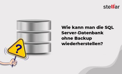 Wie kann man die SQL Server-Datenbank ohne Backup wiederherstellen?
