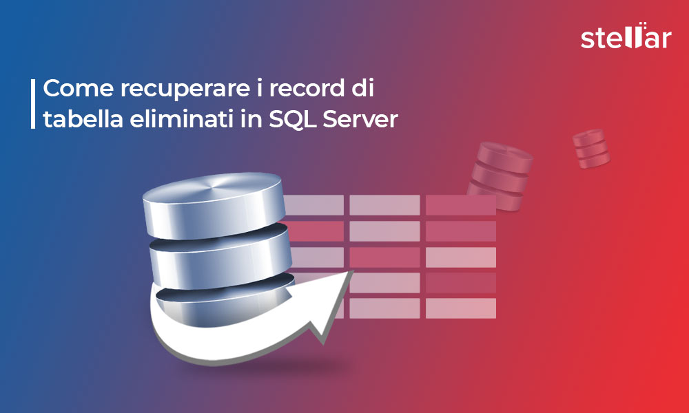 <strong>Come recuperare i record di tabella eliminati in SQL Server</strong>